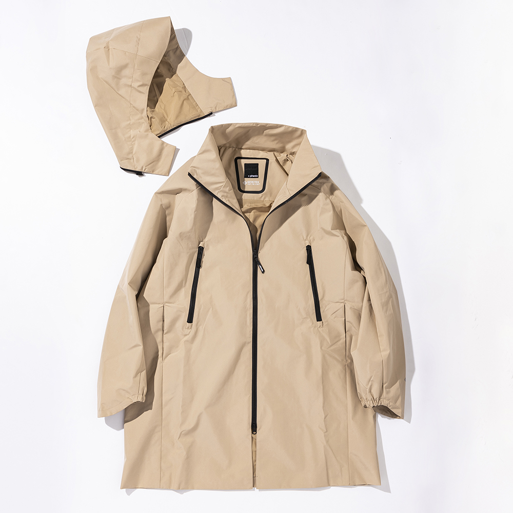 +PHENIX(プラスフェニックス)スタンドアップカラーフーデットコートアイテムイメージ