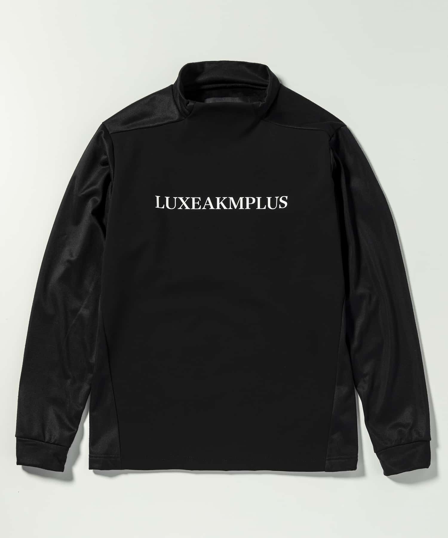 LUXEAKMPLUS(リュクスエイケイエムプラス)ゴルフ ウィンドプルーフモックネックTシャツ